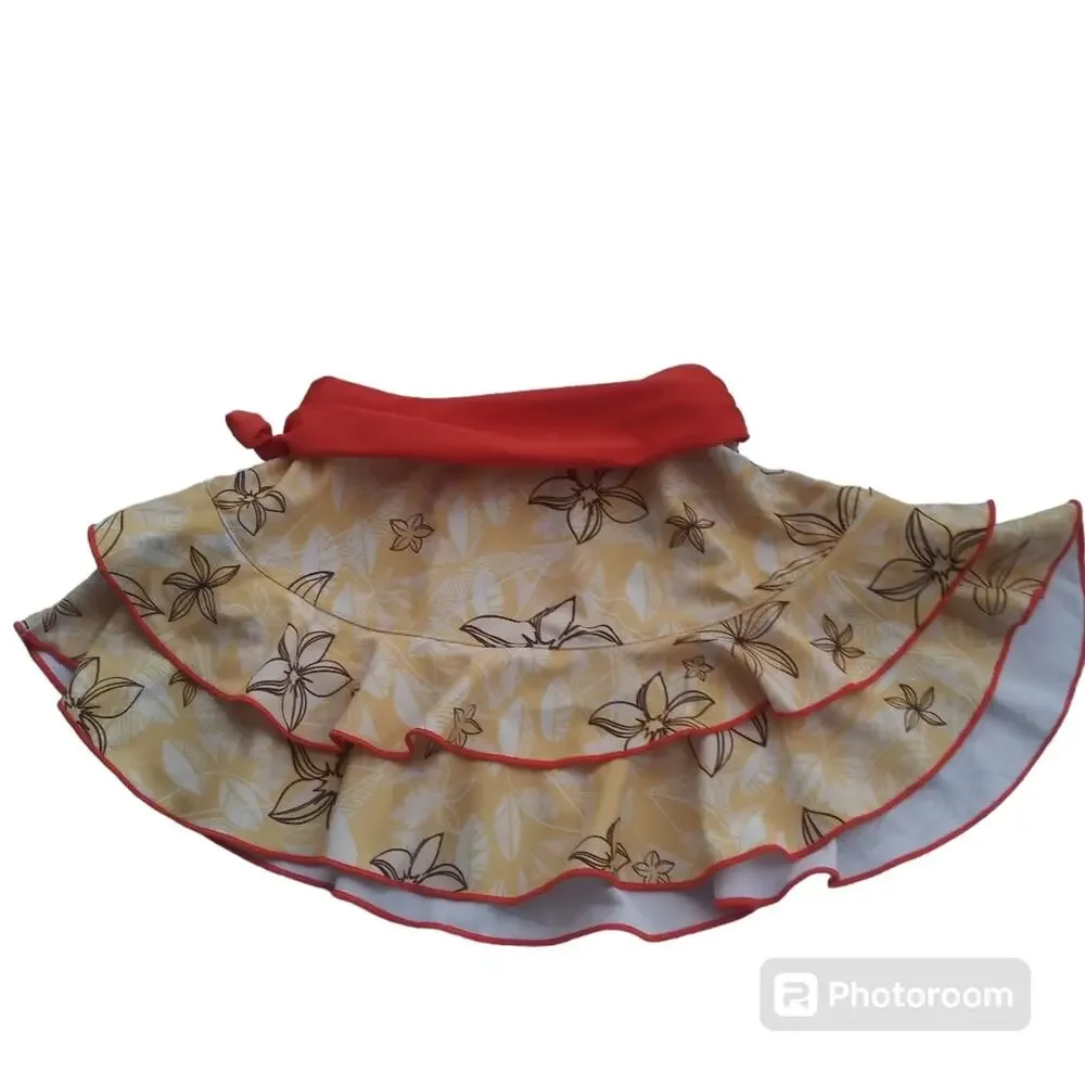 Disney Moana Adaptive Swim Skirt Girls Size 2